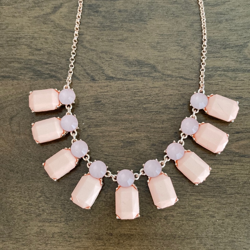 Rose Gold and Pink Necklace
